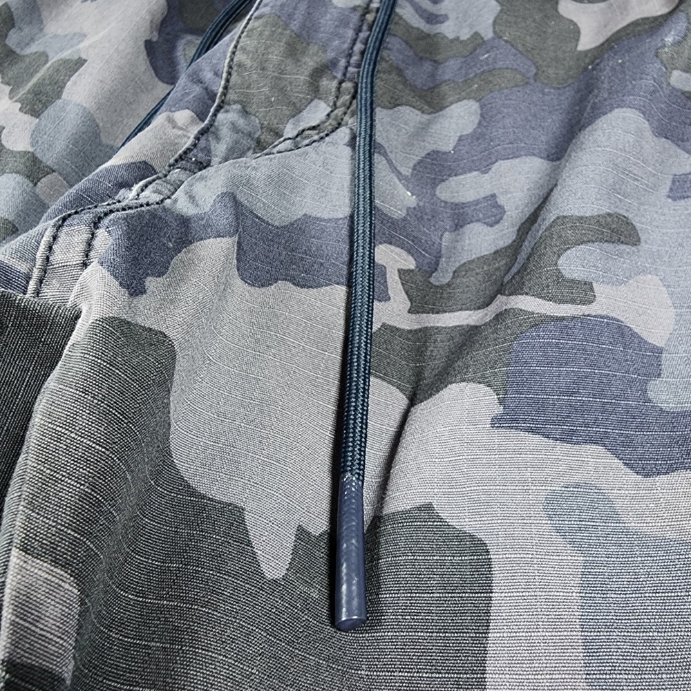 Nike NSW Jogger Pants Mens Small Blue Camo Ripstop Nylon Overlay Excellent - Picture 5 of 16